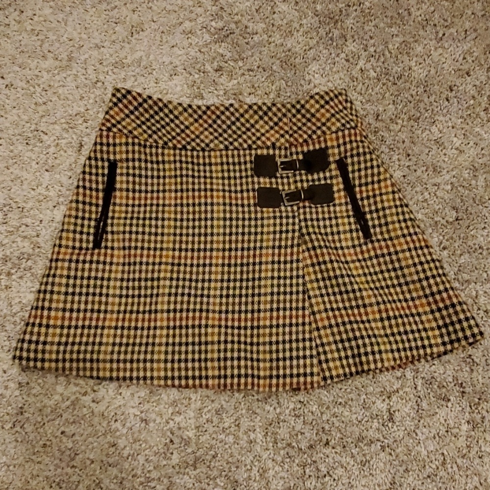 Zara TRF Collection British Wool Skirt Size 2